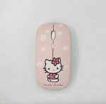 Souris D'ordinateur Sans fil Hello Kitty Rose Clair Kawii