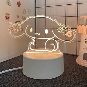 Sanurgente-Lampe LED Cinamaroll en acrylique 3D