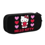 Trousse à crayons Pratique Noir Hello Kitty