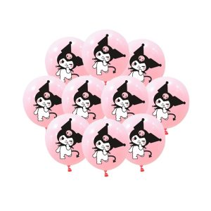 Ballons d'anniversaire De Kuromi 10 pc