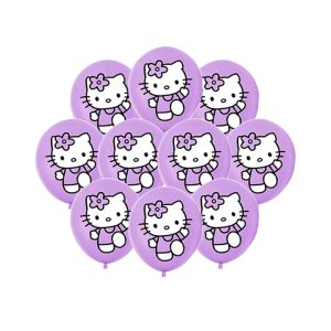 Ballons d'anniversaire Hello Kitty 10pc