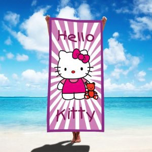 Serviette de plage Hello Kitty