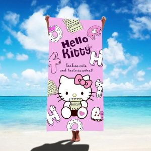 Serviette de plage de piscine Hello Kitty