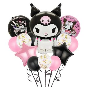 Ballons d'anniversaire Kuromi Sanrio Noir