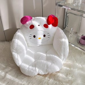 Coussin d'assise épaissi pour chaise Hello Kitty