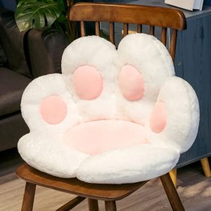 Coussin de chaise en forme de patte de Hello Kitty