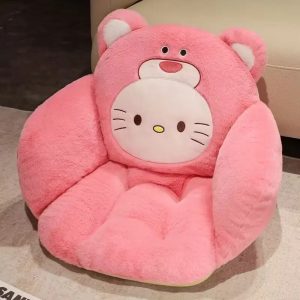 Coussin de siège en peluche de Hello Kitty