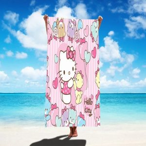 Drap de plage Hello Kitty