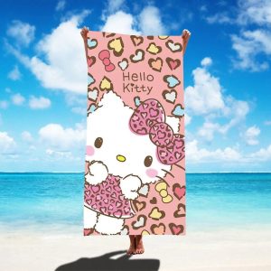 Serviette de plage pour enfant Hello Kitty