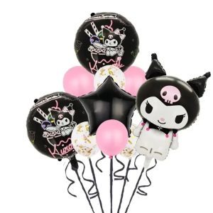 Ballons d'anniversaire De Kuromi Noir